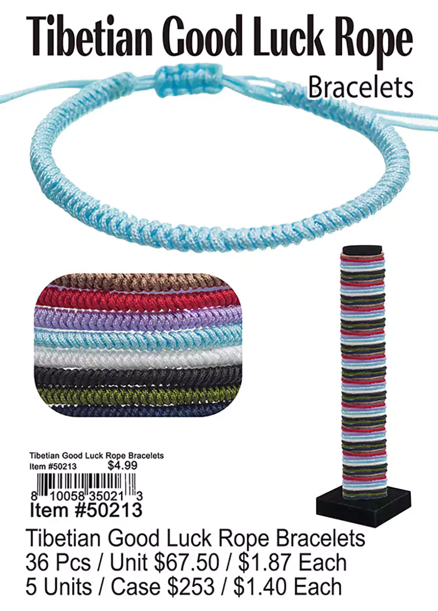 Tibetian Good Luck Rope Bracelets